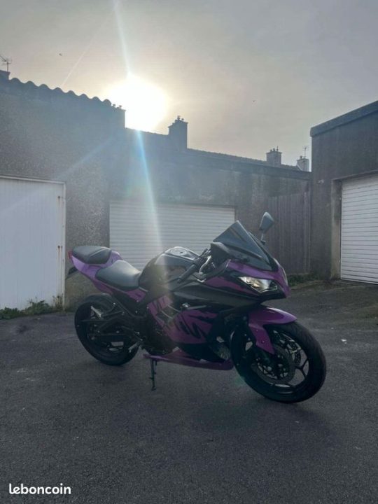 découvrez la kawasaki ninja 50cc, une moto légère et performante idéale pour les jeunes pilotes. avec son design sportif et ses caractéristiques innovantes, elle offre une expérience de conduite dynamique tout en garantissant sécurité et confort. parfaite pour apprendre à rouler ou se déplacer en ville, la ninja 50cc incarne l'esprit de liberté des passionnés de deux-roues.